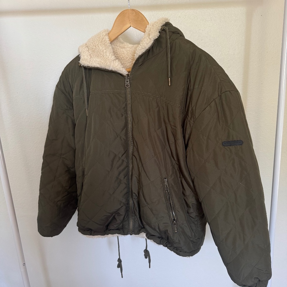 Reversible Faux Sherpa Jacket